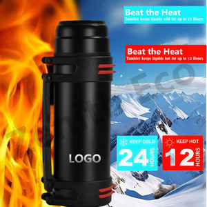 Chất Lượng Cao Thép Không Gỉ Đôi Tường Chân Không Cách Nhiệt Phích Công Suất Lớn Với Xử Lý Dây Đeo 128 Oz Chai Nước - Product Image 3