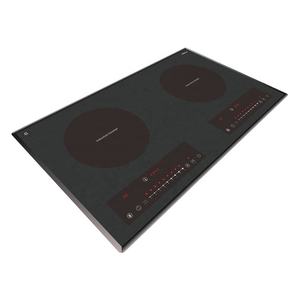 Cuisinière à induction 2 brûleurs pour usage domestique, panneau en verre noir, 4000 W, fabrication OEM - Product Image 1