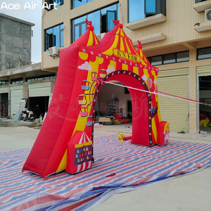 การตกแต่งซุ้มประตูคณะละครสัตว์ที่ทำให้พองได้ประตูทางเข้าขนาดยักษ์สู่สวนสนุกคาร์นิวัล - Product Image 5