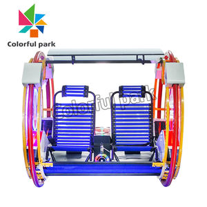 Le nouveau parc de jeux est excitant et amusant, simulant une conduite routière sûre et une voiture Leba à pièces pour 2 personnes - Product Image 2