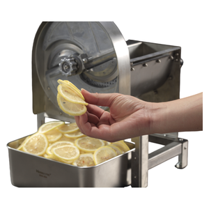 Commerciële elektrische citroensnijder, fruit-, groente- en aardappel-/zoete aardappelsnijder - Product Image 2