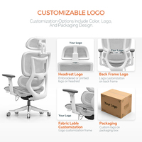 Nouveau modèle 2026 – Chaise de direction ergonomique moderne en maille, dossier haut, hauteur réglable, avec appui-tête pour atelier et bureau à domicile