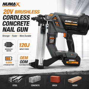 Pistola de Clavos Inalámbrica de 21V sin Escobillas, <span class=keywords><strong>Clavadora</strong></span> de Concreto a Batería para Construcción, Fábrica OEM - Product Image 1