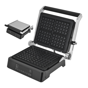 Grill électrique en acier inoxydable presse à sandwich gril à <span class=keywords><strong>panini</strong></span> avec dispositif incliné - Product Image 6