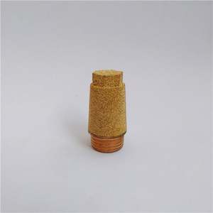 Silenciador neumático sinterizado de cobre y bronce serie <span class=keywords><strong>SCQ</strong></span>, piezas neumáticas de alta calidad - Product Image 1