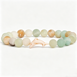 Bracelet élastique en perles Bohème Fahlo Dolphin Tracking, taille unique, soutient le laboratoire des <span class=keywords><strong>mammifères</strong></span> <span class=keywords><strong>marins</strong></span> FIU, cadeau unisexe pour femme - Product Image 5
