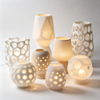 Abat-jour imprimé en 3D personnalisé, couvercle de lampe décoratif ajouré, abat-jour LED pour la décoration de la maison, accepte la conception personnalisée