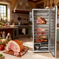 Four à fumer commercial pour restaurant, petit modèle d'intérieur, pour porc, saumon, bœuf, brisket, machine à fumer pour viande et poisson