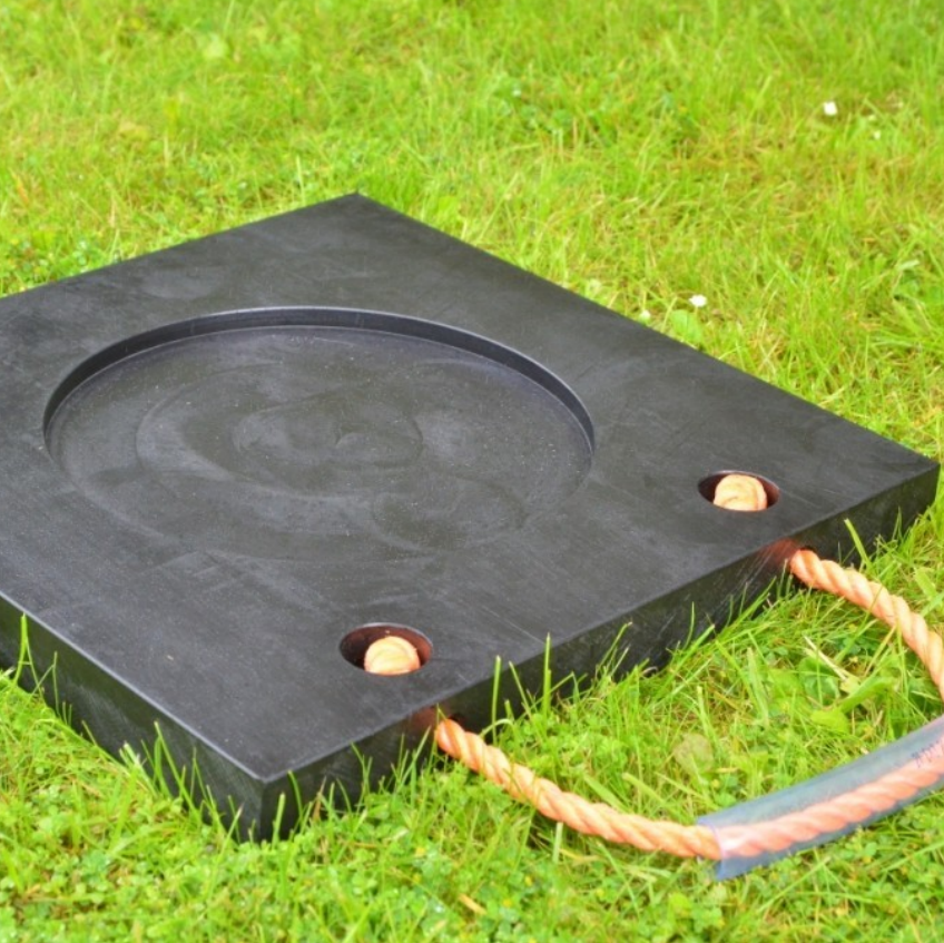 High-Density Polyethylene Outrigger Pads for Truck Cranes Custom Cutting Processing Service