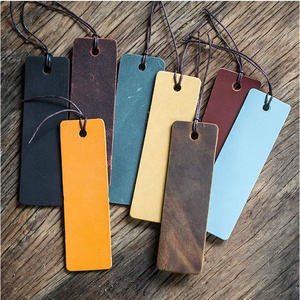 Wholesale Cheap Price Promotional Bookmarks Logo Customized Leather Bookmark