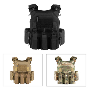 Gilet tactique léger à dégagement rapide, gilet lesté réglable pour la chasse en plein air, l'entraînement et la sécurité - Product Image 3