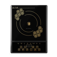Cuisinière infrarouge portable multifonction à brûleur unique, électrique 2000W, commande tactile, panneau en céramique, plastique, usage domestique