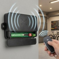 Récepteur universel de porte de garage 433 MHz de haute qualité, 2 canaux, module relais AC/DC 7-32V pour contrôle de portail, livraison rapide