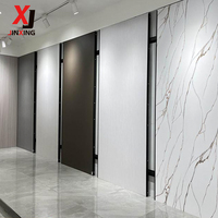 Chapa de madera de carbón Paneles de roca de carbono de mármol de alto brillo Panel de pared de bambú de tela de sentido de piel de Color puro para decoración de interiores