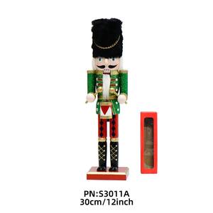 Décoration de Noël en bois de 30 cm, casse-noisette, ornement de fête - Product Image 2