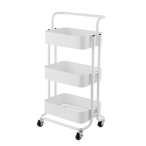 Heavy Duty Storage Shelf Rack with Rolling Wheels, Adjustable Kitchen Baker's Rack Standing Unit
