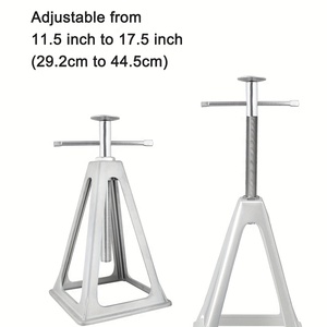 Herramienta de reparación de soporte de gato de coche 3TON, accesorios para coches, soporte de gato ajustable, Gato de Metal resistente a la altura - Product Image 3