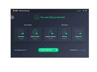 Logiciel antivirus de protection de la confidentialité pour PC/Mac/Android/Linux, 1 APPAREIL/1 AN, code en ligne pour AVG Internet Security 2022