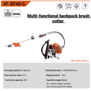 เครื่องตัดหญ้าสะพายหลังอเนกประสงค์แบบใช้น้ำมันเบนซิน ได้รับมาตรฐาน CE - Product Image 3