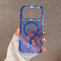 Coque Magnétique Antichoc Robuste 3-en-1 Scintillante pour iPhone 17 16 15 14 13 12 Pro Max Plus avec Chargement Sans Fil