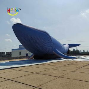 <span class=keywords><strong>Acuario</strong></span> Club Océano Decoración Inflable Animales Marinos Juguete Gigante Inflable Ballena Azul - Product Image 5