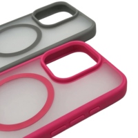 Coques de téléphone magnétiques mates avec revêtement anti-traces de doigts, étuis de luxe antichoc pour iPhone 17 16 15 14 13 Pro Max