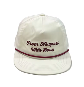 Gorra Snapback Personalizada al por Mayor con Logotipo Bordado de 5 Paneles, Visera Plana, Sin Estructura, de Nylon con Cuerda, Unisex para Hombres y Mujeres - Product Image 6