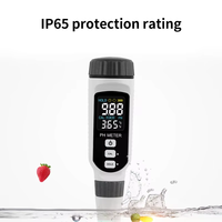 Vente flash - Testeur de pH intelligent HEDAO PH828+ avec capteur, écran LCD grand format, charge USB, personnalisable OEM, précision 0,05 pH
