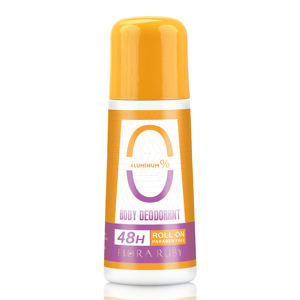 Déodorant Roll-On FLORA RUBY 48H - Sans aluminium, sans parabènes, contrôle des odeurs - Product Image 2