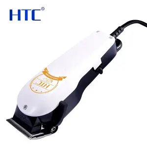 Máquina cortadora de pelo de cobre 100% con cable de uso de salón de peluquería profesional HTC