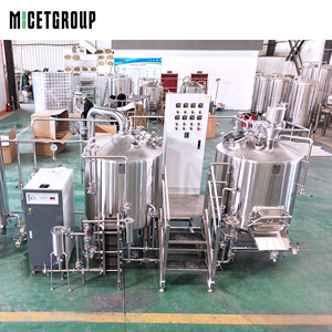 Équipement de brassage de bière artisanale de 500 litres à deux cuves, système de brasserie à chauffage à <span class=keywords><strong>la</strong></span> vapeur - Product Image 3