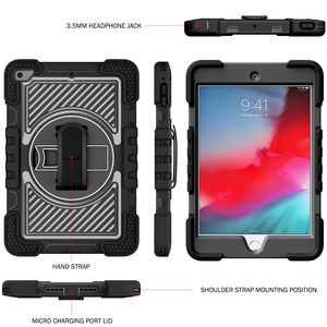 Étui avec béquille rotative à 360 degrés, antichoc et résistant aux chocs, <span class=keywords><strong>pour</strong></span> <span class=keywords><strong>iPad</strong></span> <span class=keywords><strong>Mini</strong></span> 4 5, étui de protection - Product Image 4