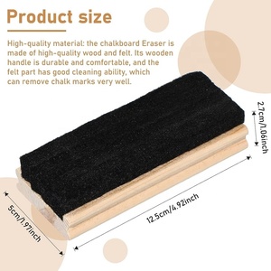 Cảm thấy phấn tẩy khuôn viên trường phong cách thông gỗ Bảng đen bảng đen sạch hơn Khắc Đại học theo kiểu tự làm quà tặng - Product Image 3