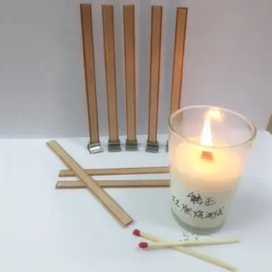 New Design 2-ply Style wood wick / double wood wick / wooden candle wick For DIY Soy Candle