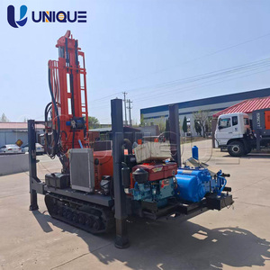 UNIQUE Diesel-Powered Water Well Drilling Rig 250mm Drilling Diameter 300m Depth Mobile Design - Product Image 6