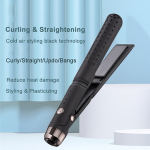 360 luồng không khí tóc ép tóc không khí nóng phẳng sắt <span class=keywords><strong>PTC</strong></span> nhanh nóng luồng không khí chức năng 2 trong 1 Curler nhãn hiệu riêng Salon phẳng sắt - Product Image 5