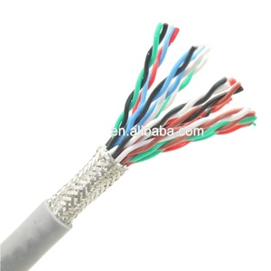 Cable de Señal de Par Trenzado Telefónico <span class=keywords><strong>RVSP</strong></span> RS485 CAT3 de 6, 7 y 8 Pares para Comunicación - Product Image 1