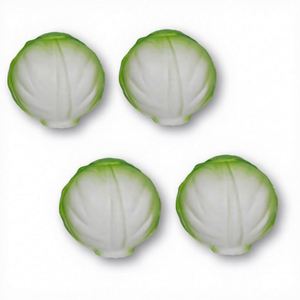Jouets promotionnels anti-stress en mousse PU personnalisés avec logo, en forme de chou, doux et compressibles, pour enfants et adultes - Product Image 2