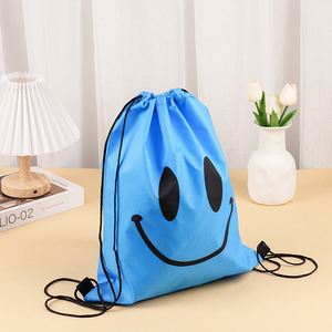 Digital Color Printing Logo Cloth Waterproof Marathon Event Polyester Fabric Heat Transfer Printed <b>Drawstring</b> <b>Backpack</b> - Product Image 4