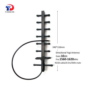 Al Aire Libre de largo alcance direccional 1,6 GHz <span class=keywords><strong>antena</strong></span> Singal Booster 10dBi 1575,42 MHz Gps <span class=keywords><strong>Yagi</strong></span> <span class=keywords><strong>antena</strong></span> - Product Image 2