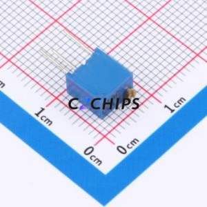 Resistencia Ajustable/Potenciómetro 3266W-100-LF, Componente de Orificio Pasante (THT)-3P, 6.8x4.7mm, Resistencia de 10 Ohmios, 10%, 500mW, 250ppm ℃ - Product Image 2