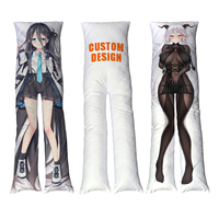 Oreiller corporel carré personnalisé pour les jambes, 160x50cm, motif dessin animé/anime, design de personnage pour la maison, fournisseur à faible MOQ