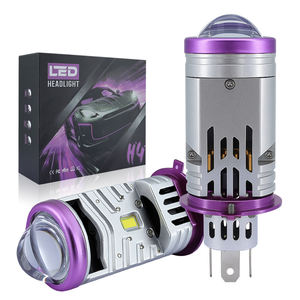 หลอดไฟโปรเจคเตอร์ LED H4 แบบเสียบใช้งานได้ทันที 12V 50W 5000 ลูเมนส์ พร้อมพัดลมระบายความร้อน มาตรฐานกันน้ำ IP68 แสงสีขาว 6000K-6500K ไฟสูง/ต่ำ ใช้ได้กับรถยนต์ทั่วไป - Product Image 1