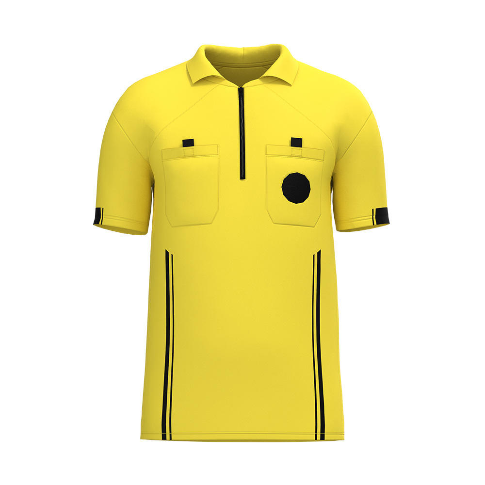 Uniforme arbitrale manica corta gialla