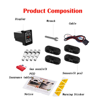 CAREUD U912NF+ TPMS pour Toyota, capteurs internes de pression des pneus, système de surveillance de la pression des pneus sans fil
