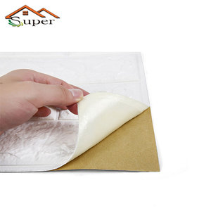 Quảng Châu Trang Trí Nội Thất Pannelli 3D Mặt Tiền Panel PE Bọt Gạch Dán Tường Nghệ Thuật Giấy - Product Image 5