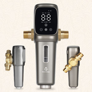 فلتر مياه أولي ذاتي التنظيف مع شبكة من الفولاذ المقاوم للصدأ 316L وموصل نحاسي للاستخدام المنزلي - Product Image 1