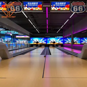 Bowlingbaan Sportsant Aangepaste Standaard Bowlinguitrusting Bowling Machine Voor Pretpark