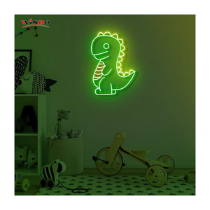 Winbo-Letrero de neón personalizado con logotipo de dinosaurio, luz LED personalizada para tienda de juguetes de dormitorio, luces LED personalizadas - Product Image 5