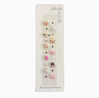 Populaire Bijou d'oreille décoratif pour acupression, Outil d'acupression auriculaire, Graines auriculaires colorées portables pour massage des points d'acupuncture